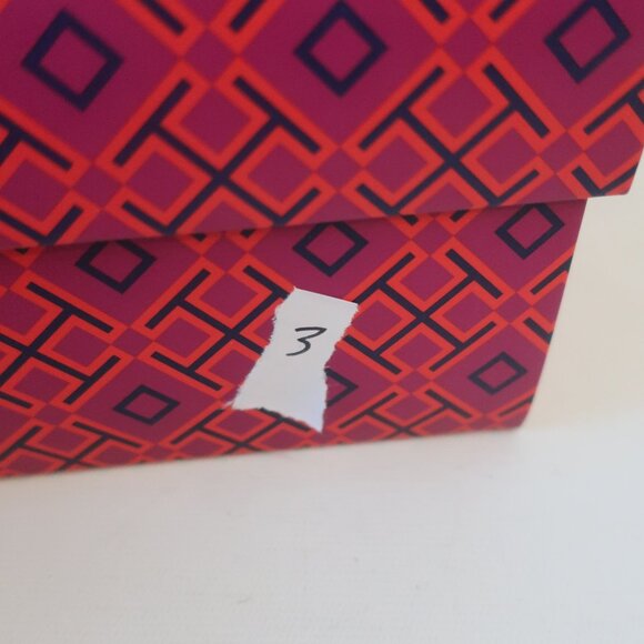 Authentic Womens Tory Burch Shaila Metallic Shimmer Gold Black Heel Pumps 9.5 - Picture 11 of 11